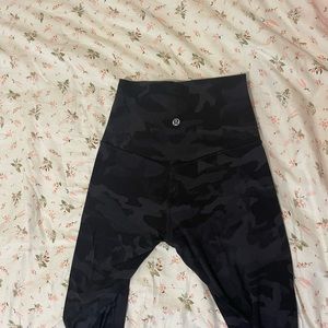 Camo black align leggings lululemon